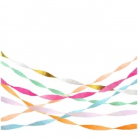 Bright Coloured Crepe Paper Streamers By Meri Meri